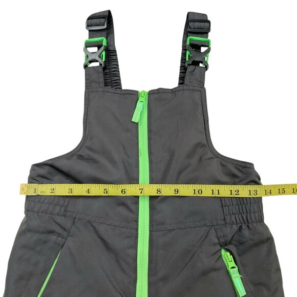 Champion Snow Bibs Kids Small 6-7 Gray Front Zip Insulated Warm Winter Outdoor - Picture 10 of 12